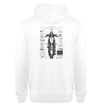 Harley davidson sportster [Hoodie] - Top-Down Tech - Back Print