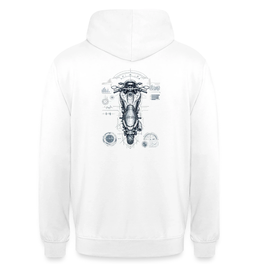 Honda nc 700 [Hoodie] - Top-Down Tech - Back Print