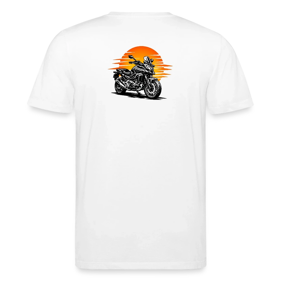 Honda nc 700 [T-Shirt] - Sunset Split - Rücken Print