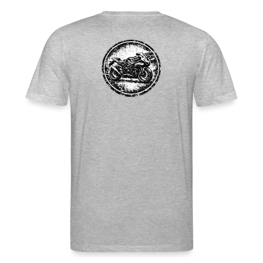 Suzuki gsx-r 600 [T-shirt] - Badge grunge - Stampa sul retro