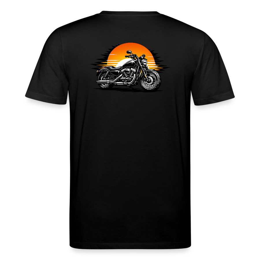 Harley davidson sportster [T-Shirt] - Sunset Split - Back Print