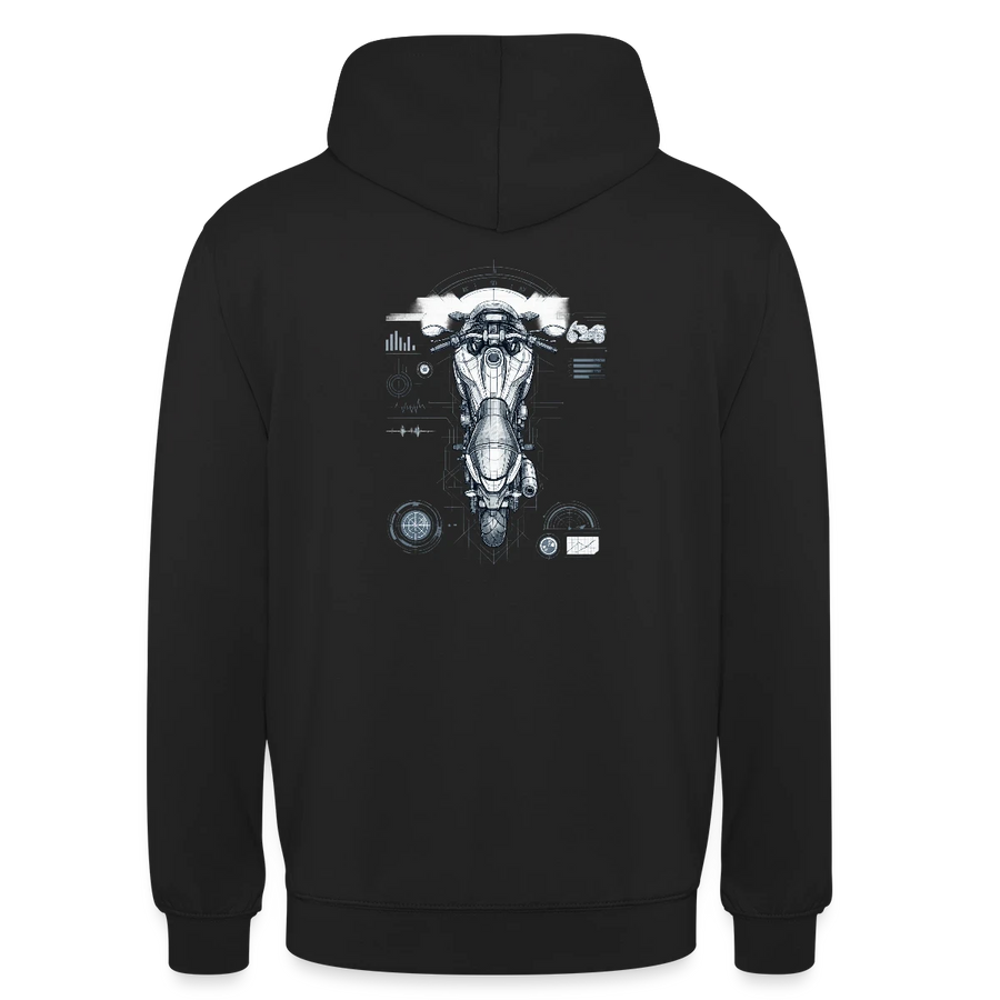 Honda nc 700 [Hoodie] - Top-Down Tech - Back Print