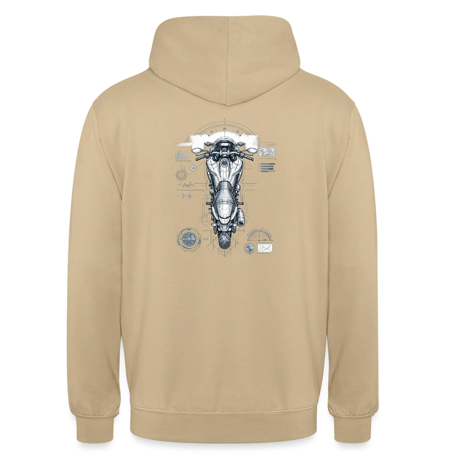 Honda nc 700 [Hoodie] - Top-Down Tech - Back Print