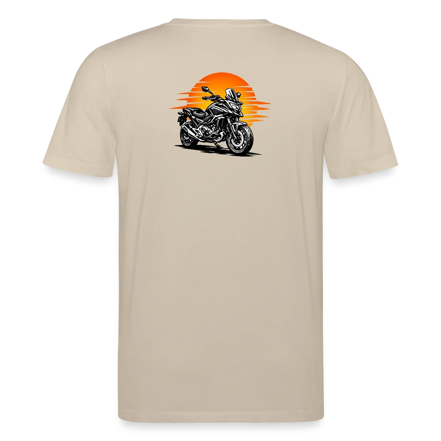 Honda nc 700 [T-Shirt] - Sunset Split - Rücken Print