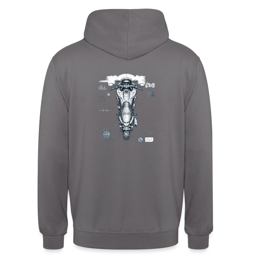 Honda nc 700 [Hoodie] - Top-Down Tech - Back Print