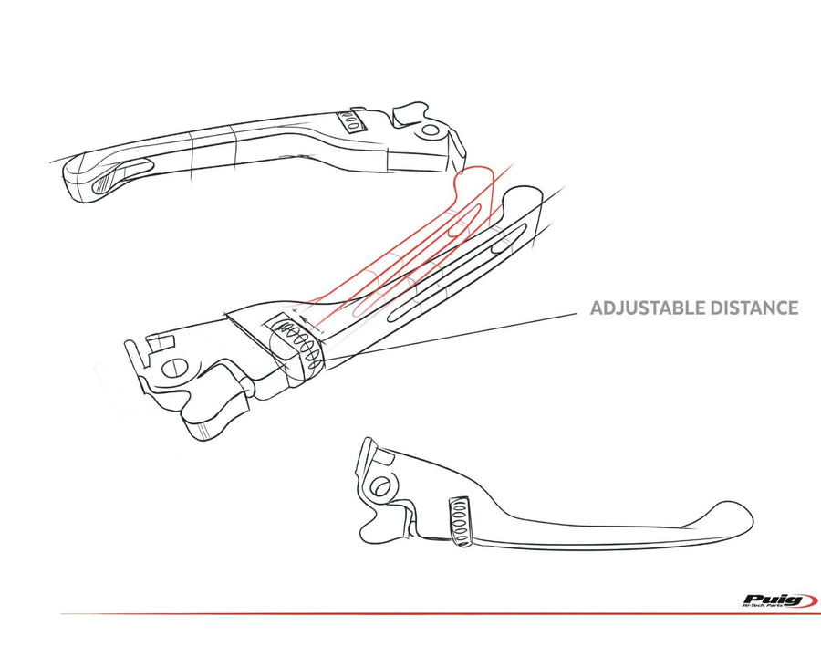 HONDA FORZA 125 [2020] – Levier de cyclomoteur – argent
