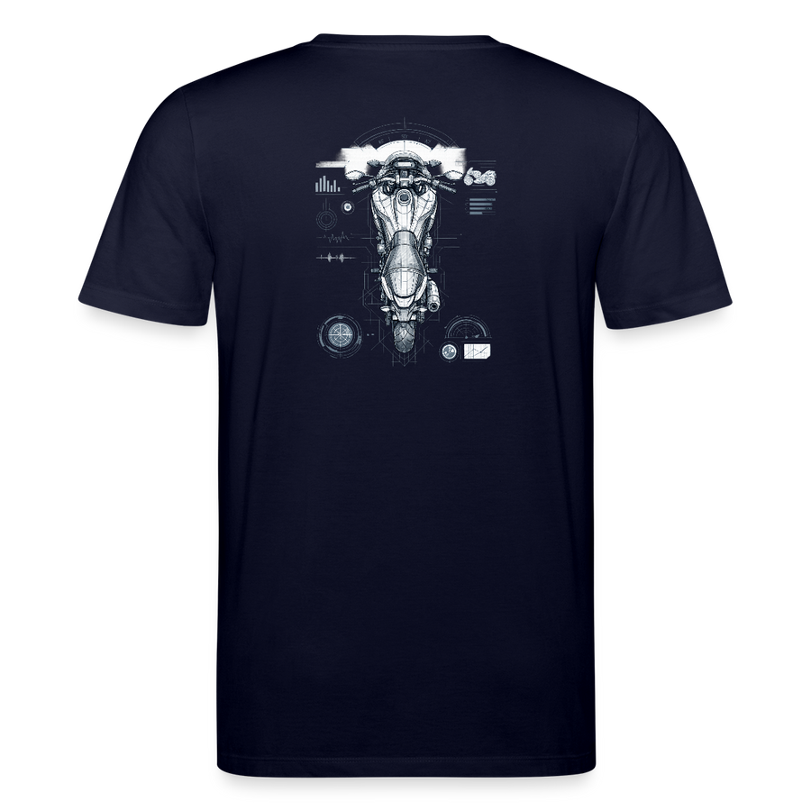 Honda nc 700 [T-Shirt] - Top-Down Tech - Back Print