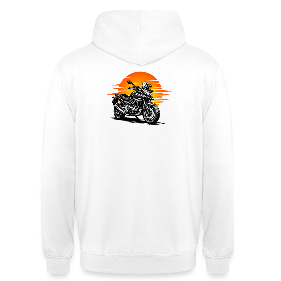 Honda nc 700 [Hoodie] - Sunset Split - Impression au dos