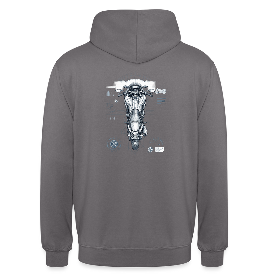 Honda nc 700 [Hoodie] - Top-Down Tech - Back Print