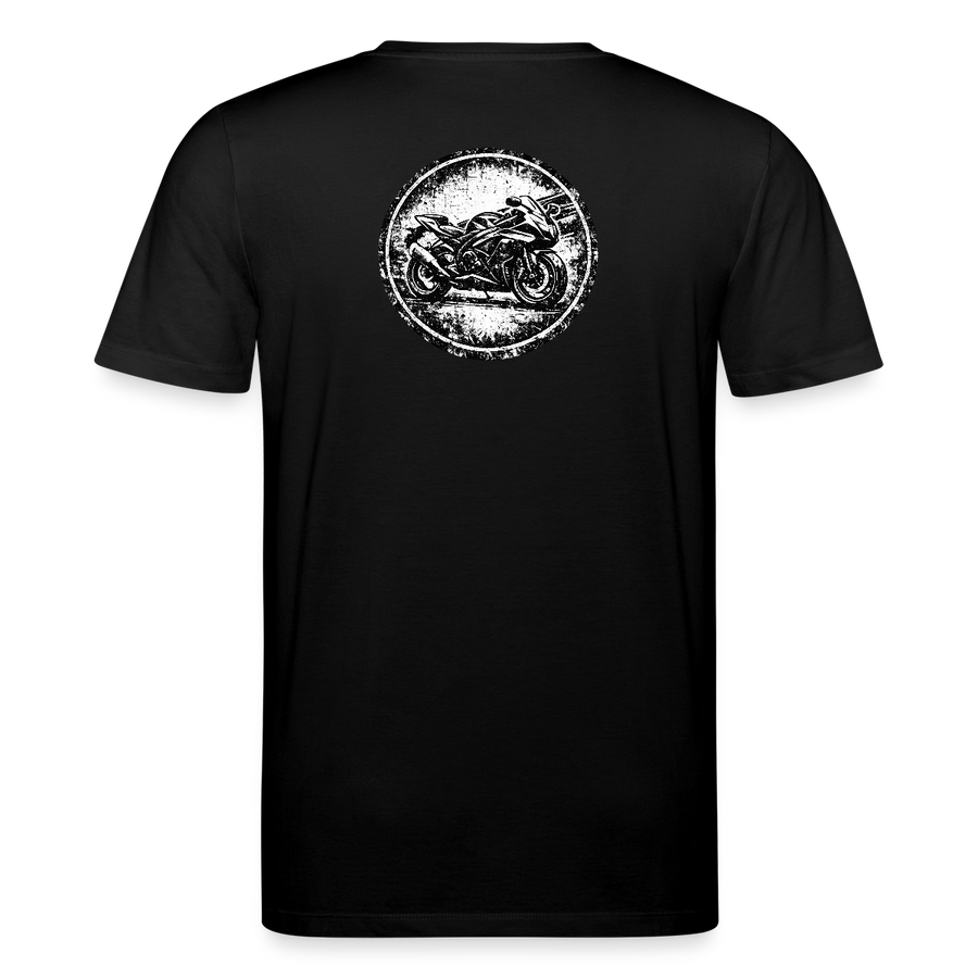 Suzuki gsx-r 600 [T-shirt] - Badge grunge - Stampa sul retro
