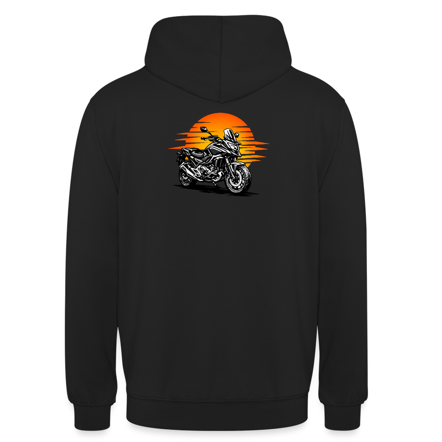 Honda nc 700 [Hoodie] - Sunset Split - Impression au dos