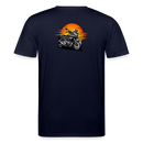 Honda nc 700 [T-Shirt] - Sunset Split - Rücken Print