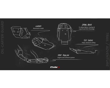 YAMAHA TRACER 9 Y-AMT [2025] – Pare Moteur – Noir - 0