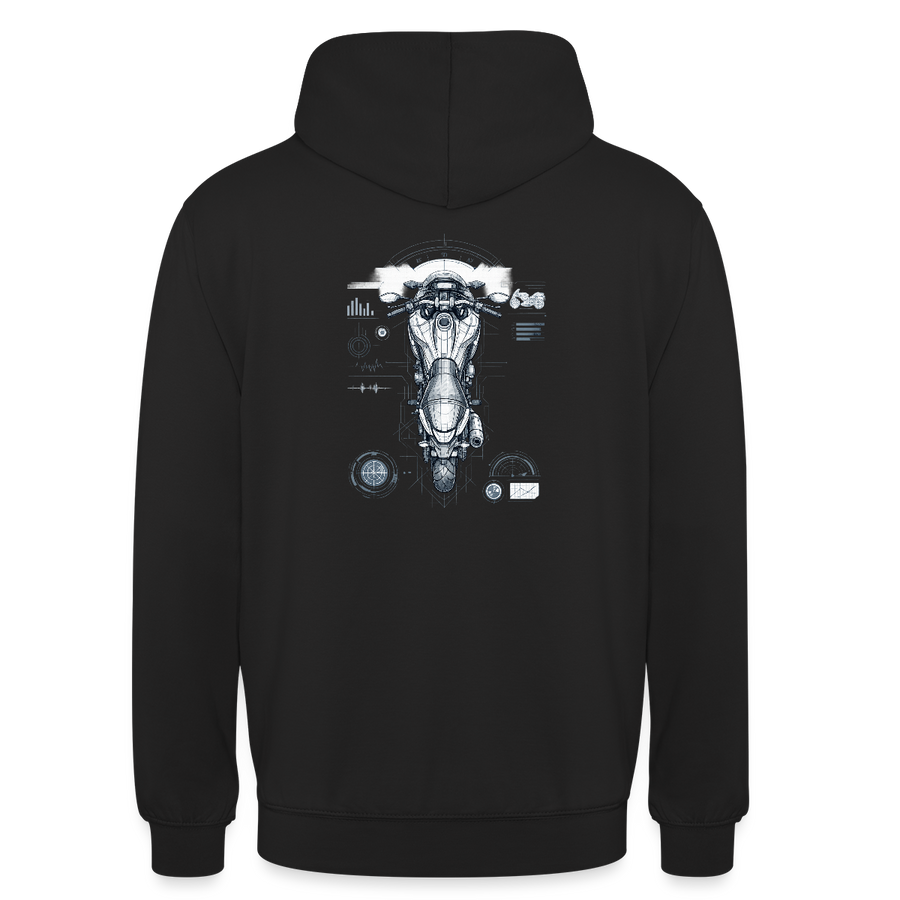 Honda nc 700 [Hoodie] - Top-Down Tech - Back Print