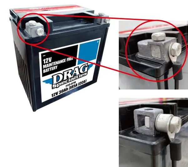 BMW K 100 RT [DRAG SPECIALTIES] – Wartungsfreie Batterie