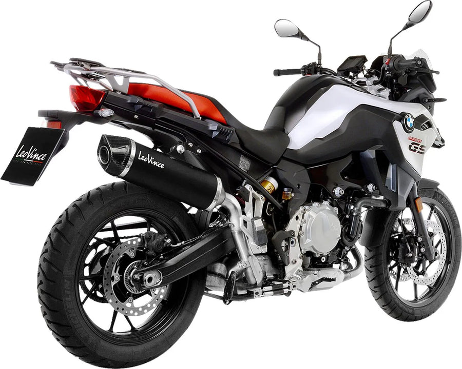 bmw f 850 gs [LEOVINCE] – Silenziatore posteriore Nero - acciaio inox