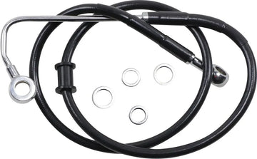 harley davidson flstc [DRAG SPECIALTIES] - Conduite de frein rallongée en acier inoxydable