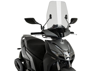 KYMCO AGILITY S 125I CBS E5 – Bulle scooter urbain – transparent