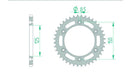 KTM 890 Duke R [2020-2023] - Kettenkit 520 XHR4 - 16/41-116 - Standard Kettenrad Stahl