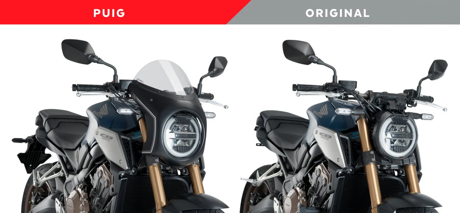 HONDA CB 650 R NEO SPORTS CAFE [2023] – Retro windshield – Tinted