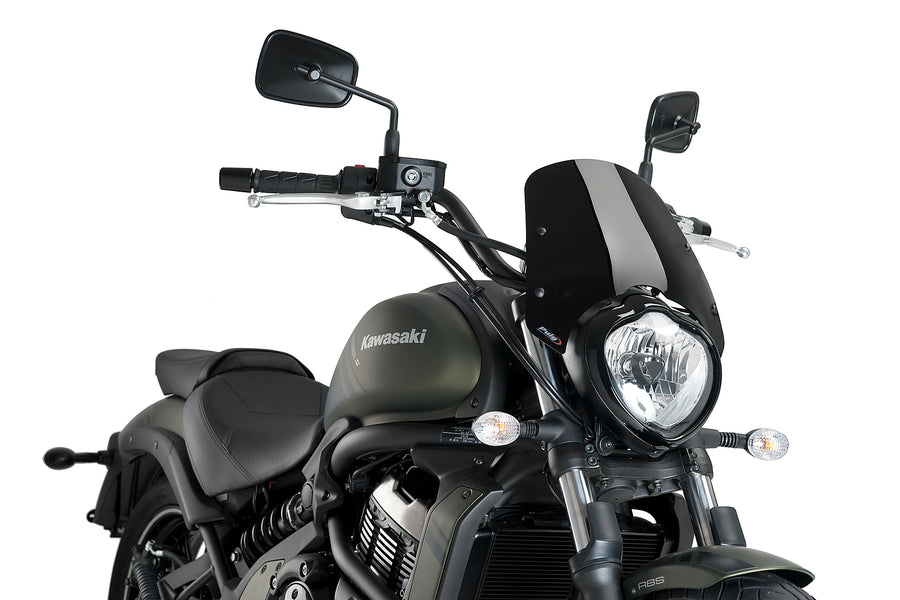 KAWASAKI VULCAN S [2025] - New Generation Sport Windschild | Schwarz | PUIG 3175N