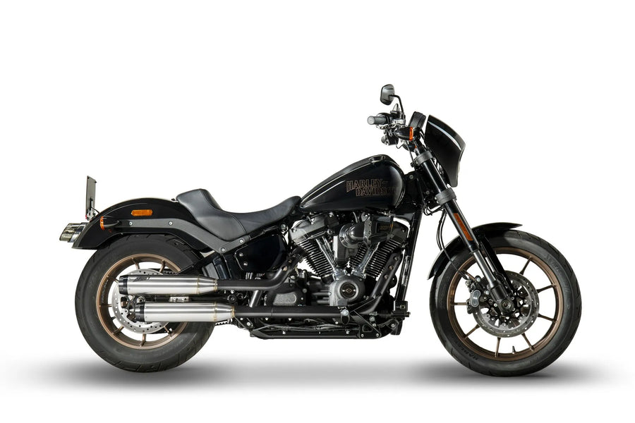harley-davidson street bob [ZARD] – Overlapped Slip-Ons Schalldämpfer für HD-SOFTAIL M8