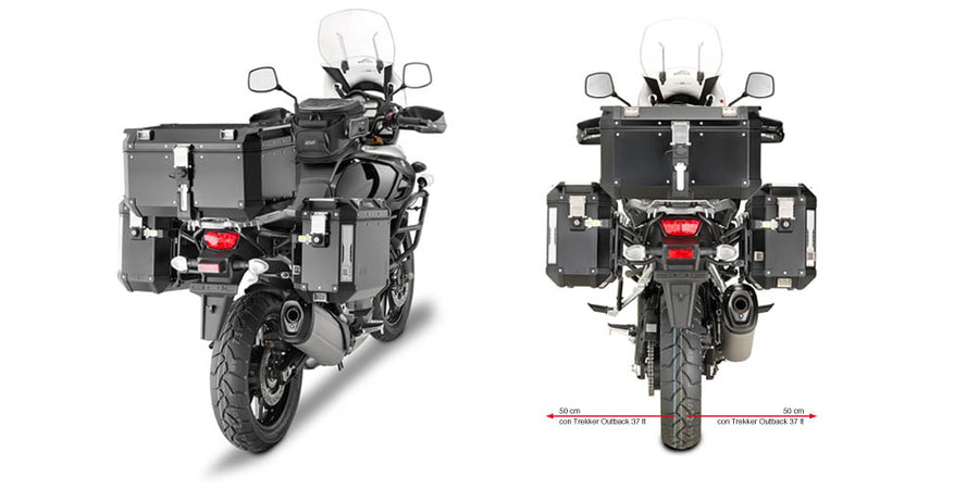SUZUKI DL 1000 V STROM [2017-2018] - Tubular Pannier Holder für Trekker Outback