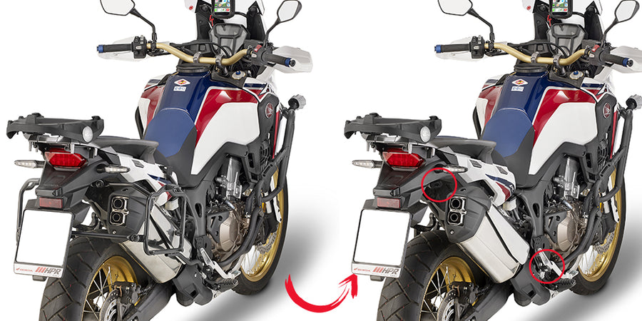 HONDA CRF 1000 L AFRICA TW [2016-2017] - Support de valise latérale à dégagement rapide