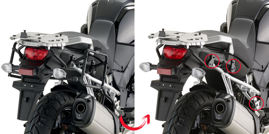 SUZUKI DL 1000 V STROM [2017-2018] - Schnellverschluss-Seitenkofferhalter