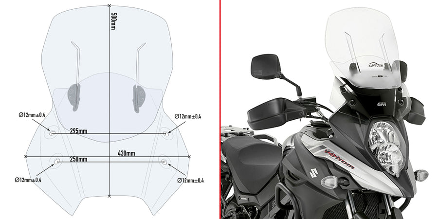 SUZUKI DL 650 V STROM [2017-2023] - Pare-brise