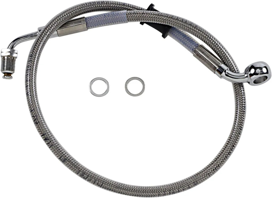 harley davidson flde [DRAG SPECIALTIES] – Edelstahl Bremsleitungs-Kit