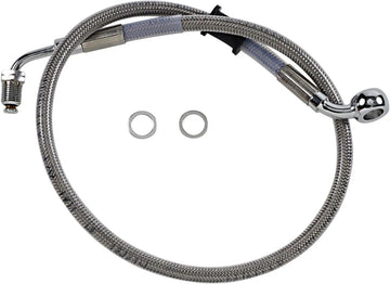 harley davidson flfb [DRAG SPECIALTIES] – Edelstahl Bremsleitungs-Kit - 0