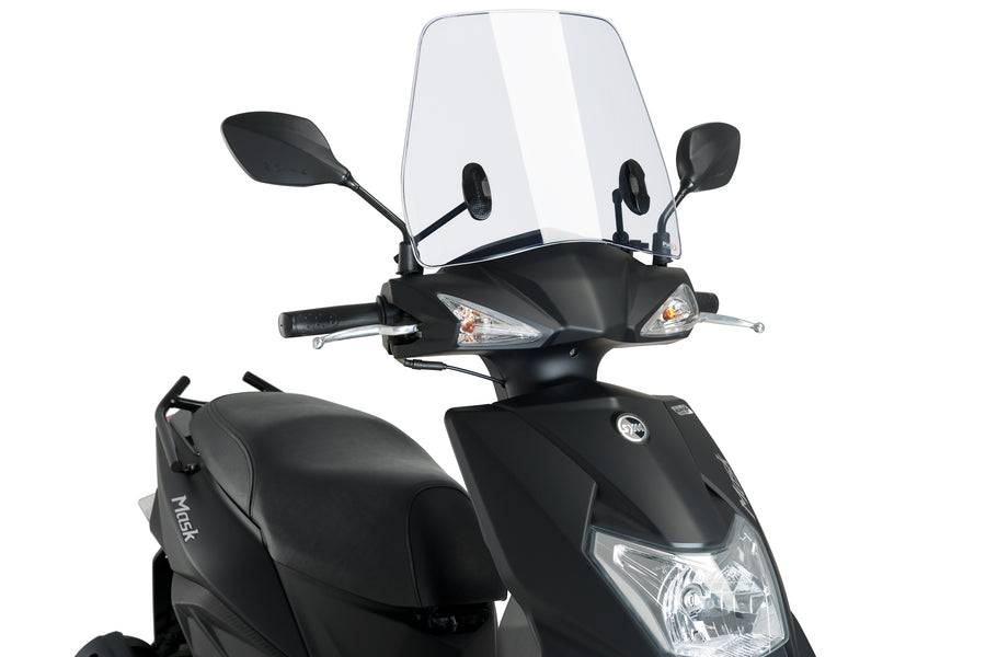 SYM MASK 125 IE E5 [2023] – Bulle scooter urbain – Transparent