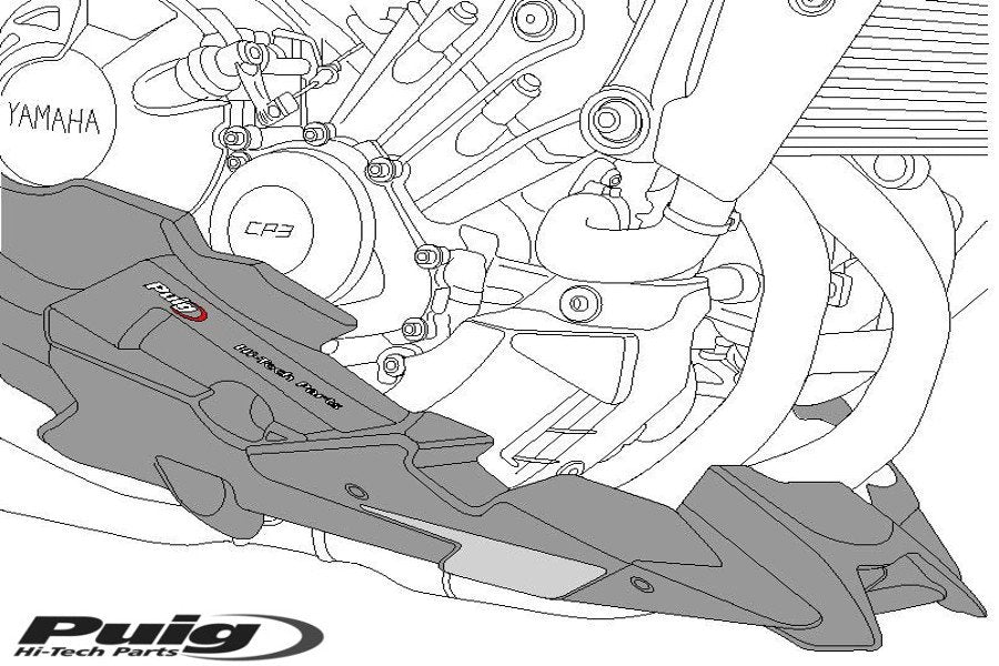 YAMAHA MT 09 MT 09 SP MT 09 TRACER [2013-2022] - Carena protezione motore