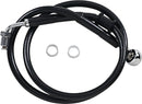 Harley Davidson flfb [DRAG SPECIALTIES] – Tubazione freno estesa in acciaio inossidabile-1