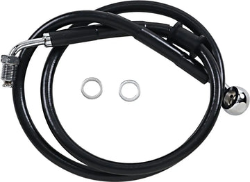harley davidson flfb [DRAG SPECIALTIES] – Verlängerte Edelstahl-Bremsleitung
