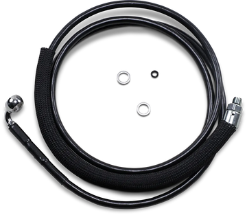 harley davidson fltr [DRAG SPECIALTIES] - Conduite d'embrayage hydraulique inox - 0