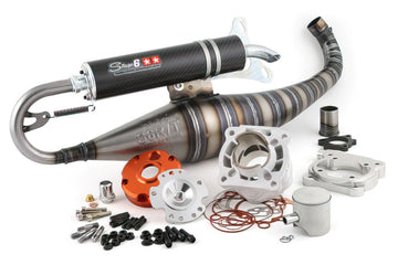 MBK Nitro Naked 50 2T LC [2014–] - Motorpack Zylinderkit Auspuff R/T 70ccm