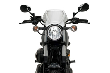 YAMAHA XV 950 R [2020] – ALU front plate – silver - 0