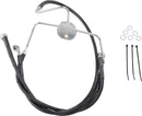 Harley Davidson FLHR [DRAG SPECIALTIES] - Kit tubo freno esteso in vinile nero-1
