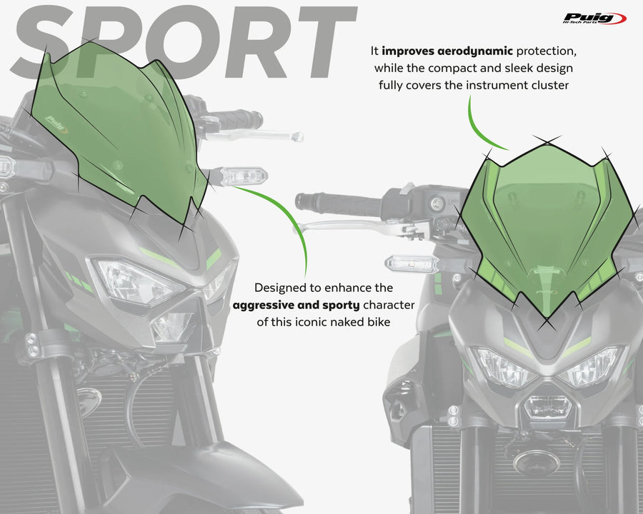 KAWASAKI Z 900 SE [2025] – New Generation Sport – Transparent