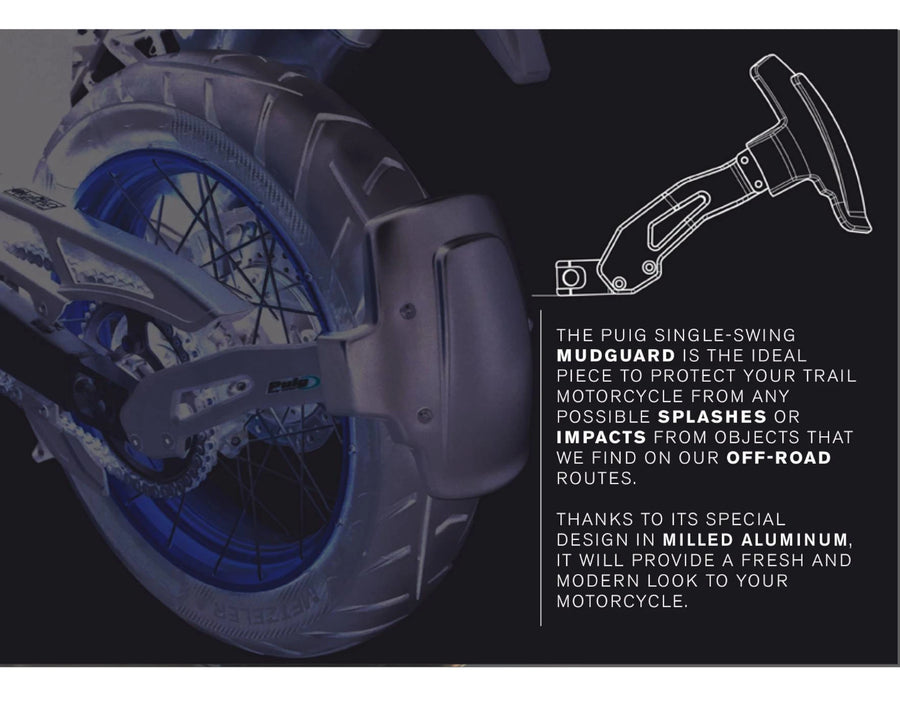 BMW F 750 GS [2024] – Garde-boue à bras oscillant simple – Noir mat