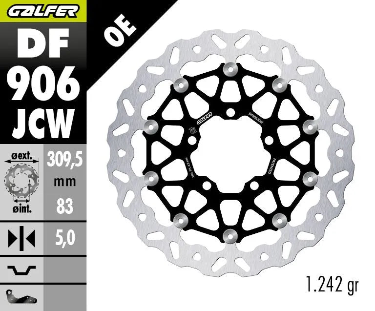 Triumph Bonneville 1200 T 120 ABS [2023, 2025, 2025-2026] - BRAKE DISC FLOATECH WAVE - Picture 2