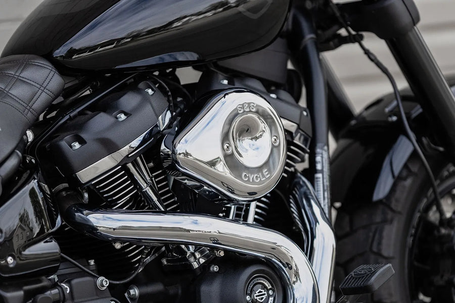 Harley-Davidson XL 1200 C Sportster Custom [2020] - Stealth Luftfilterabdeckung – Oberfläche: Silber – Bild 2