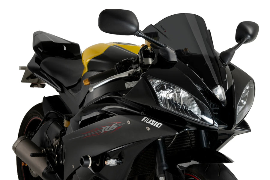 YAMAHA YZF-R6 [2007] – Racing Screen – Black