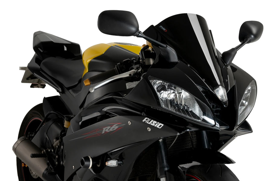 YAMAHA YZF-R6 [2007] – Racing Screen – Black