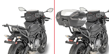 Kawasaki Z 650 S [GIVI] - Topcase Träger für MONOKEY® oder MONOLOCK® Koffer zu montieren mit der MONOKEY® Platte M5