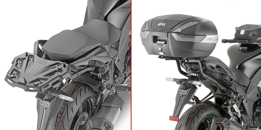 Kawasaki Ninja 1000 SX [GIVI] - Topcase Träger für MONOKEY® oder MONOLOCK® Koffer nicht kompatibel mit jeder Art von