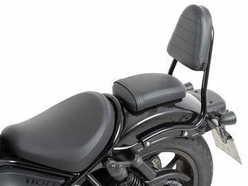 Honda CMX 1100 Rebel [2025] - Sissybar senza ponte per bagagli Black Gloss Pipe Version