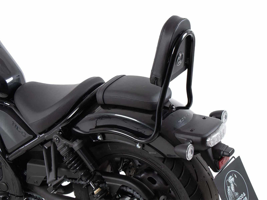 Honda CMX 1100 Rebel [2021-2024] - Sissybar senza ponte per bagagli Black Gloss Pipe Version